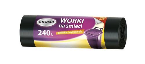 Sarantis Jan Niezbędny Grosik Worki na śmieci LD 240L/10sztuk