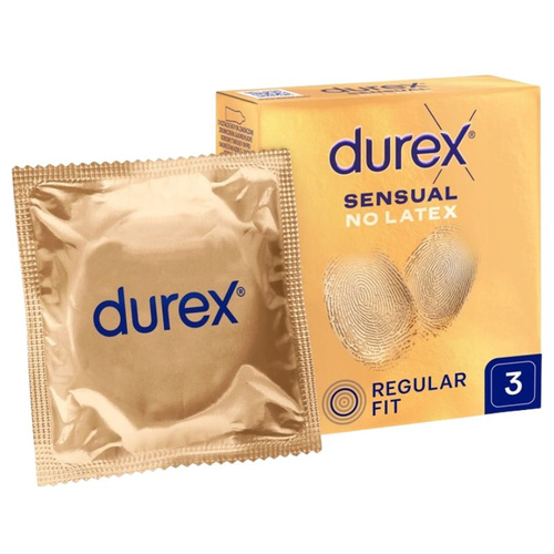 DUREX Prezerwatywy Sensual No Latex - 3 sztuki w opakowaniu