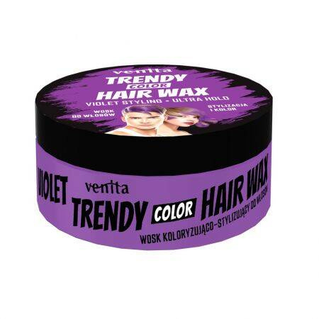 VENITA TRENDY WOSK KOLOR FIOLETOWY