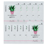 Beauty Kei Boosting Aloe Essence Mask – Zestaw 10 masek na tkaninie z aloesem