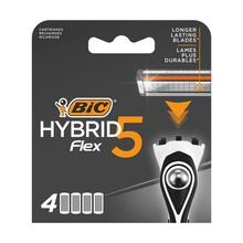 Bic System Wkłady do maszynki Hybrid Flex 5 Blister -4szt