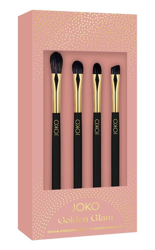 JOKO Midnight Glam Zestaw Pędzli do Makijażu Oka 4 szt.