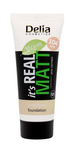Delia Cosmetics It's Real Matt Podkład matujący odżywczo-nawilżający nr 104 Sand 30ml