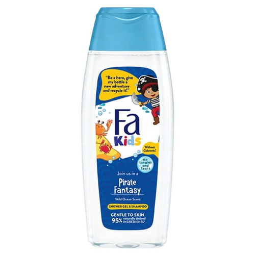 Fa Kids Żel pod prysznic i Szampon 2w1 Pirate Fantasy 400ml - mix wzorów