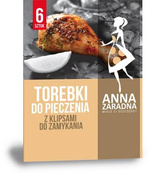 ANNA ZARADNA Torebki do pieczenia z klipsami do zamykania 1op.-6szt