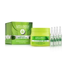 Wellness Intensive Maska Intensywnie Regenerująca do Włosów 500ml + Ampułki 10ml 4szt