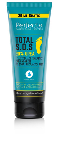 Perfecta Total S.O.S. Krem-kompres do stóp i pięt "Złuszczające skarpetki"  120ml
