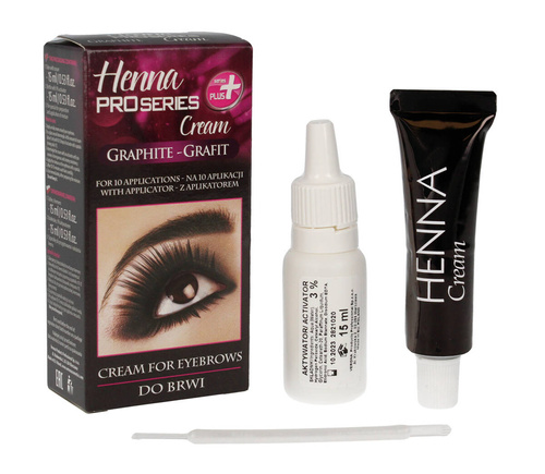 Verona Henna do brwi kremowa Pro Series Creme - grafit