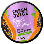 FRESH JUICE Cukrowy peeling do ciała Królewska Papaja 200 ml