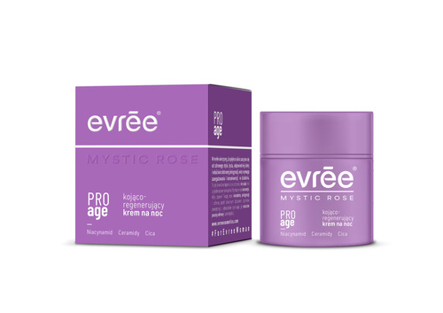 EVREE Mystic Rose Pro Age Krem na Noc Kojąco-Regenerujący 50 ml