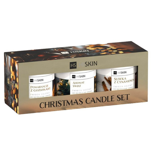 HISKIN Zestaw Candle set 3 x świeca sojowa 100ml