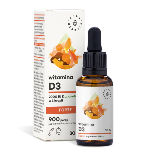 AURA HERBALS Witamina D3 Forte 2000 IU 30 ml