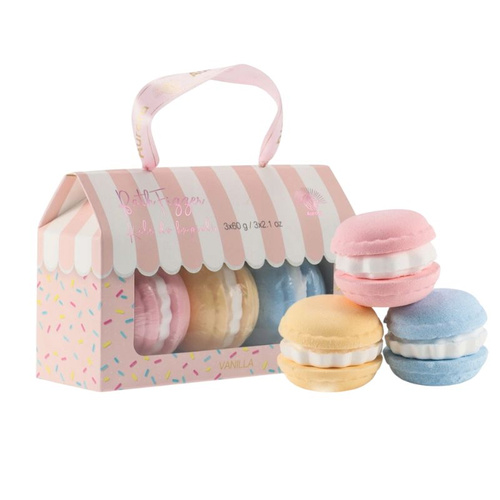 Aurora Zestaw Kul Musujących Macarons 3x60g