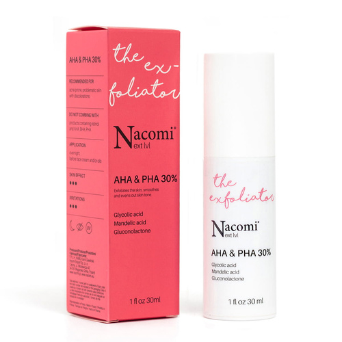 Nacomi Peeling kwasowy AHA i PHA 30% 30 ml