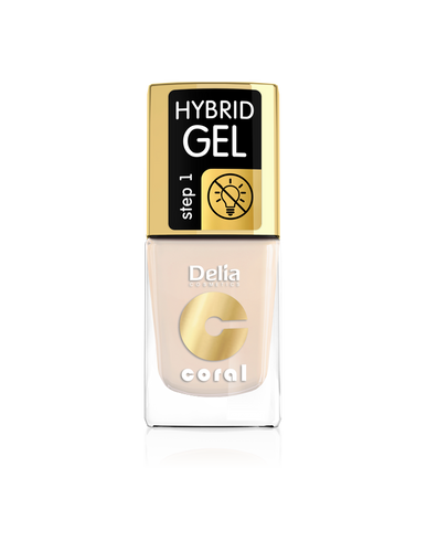 Delia Cosmetics Coral Hybrid Gel Emalia do paznokci nr 41  11ml