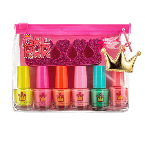 CHLAPU CHLAP Zestaw dziecięcy Girl Power z kosmetyczką