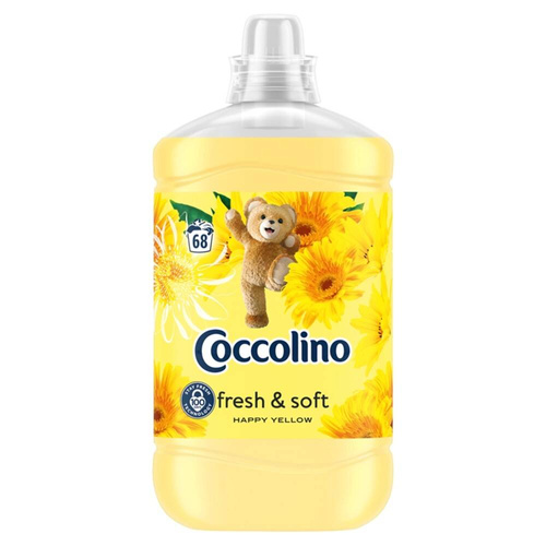 COCCOLINO Fresh Soft Płyn do płukania tkanin Happy Yellow 1700ml (68 prań)
