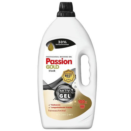 PASSION GOLD Żel do prania czarnych i ciemnych ubrań 4000 ml