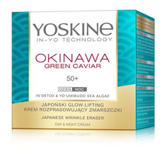 Yoskine Okinawa Green Caviar 50+ Krem rozprasowujący zmarszczki na dzień i noc  50ml