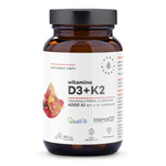 AURA HERBALS Witamina D3 4000 IU + K2, 90 kapsułek