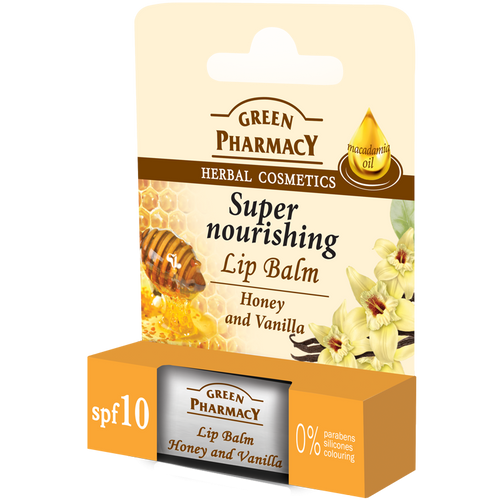 Green Pharmacy Lip Balm Balsam do ust Super Nourishing  1szt