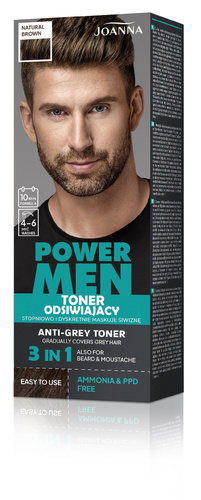 JOANNA Power Men Toner 04 Natural Brown 80g