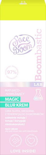 FACEBOOM Krem matująco-nawilżający Magic Blur 50 ml