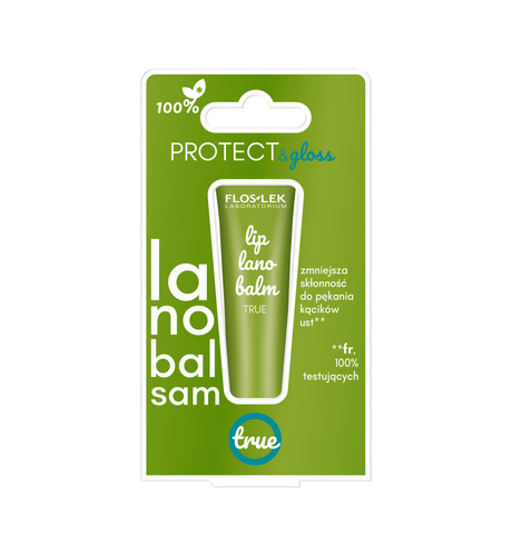 FLOSLEK Lanobalsam do ust True 12 g - Balsam do ust nawilżający 12 g