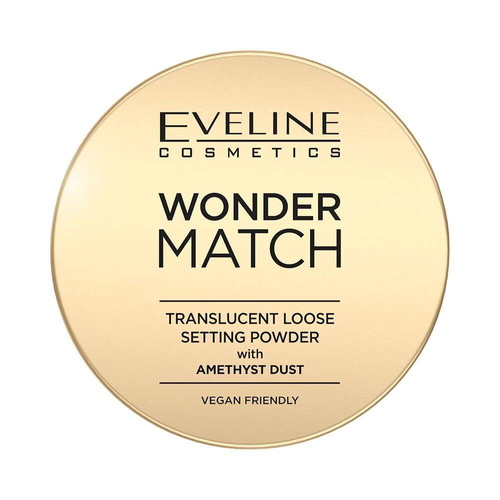 Eveline Wonder Match Puder sypki utrwalający z ametystowym pyłem 6g