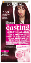 L'Oréal Casting Creme Gloss Krem koloryzujący 360 Wiśniowa Czerń