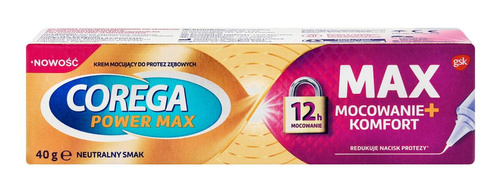 Corega Super mocny krem mocujący do protez zębowych 40 g