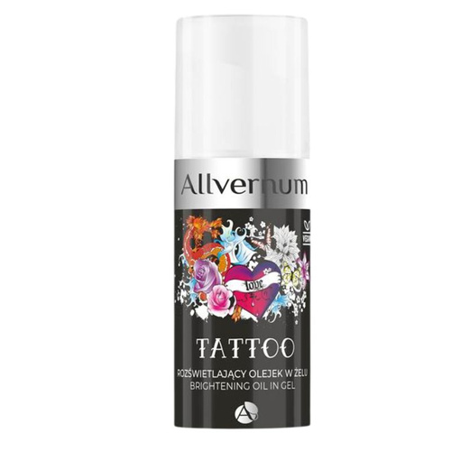 Allvernum TATTOO Rozświetlający olejek w żelu 50 ml