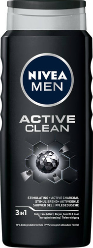 Nivea Men Żel pod prysznic Active Clean  500ml