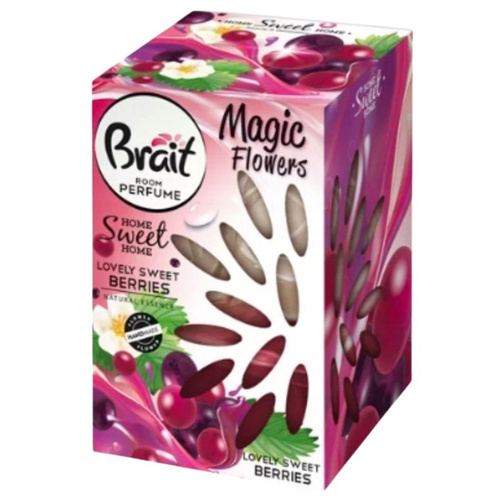 Brait Magic Flower Dekoracyjny Odświeżacz powietrza Lovely Sweet Berries  75ml