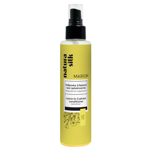MARION NATURA SILK Odżywka 2-fazowa, włosy blond i rozjaśnione, len 150ml