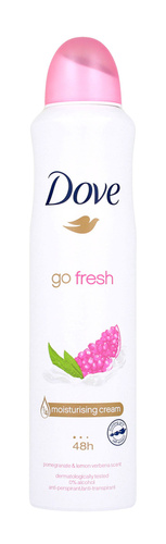 DOVE Go Fresh Dezodorant Antyperspirant Spray dla Kobiet Granat & Cytryna 250 ml