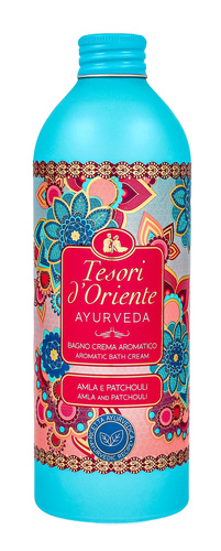 TESORI D'ORIENTE Kremowy Płyn do kąpieli Ayurveda - Amla & Patchouli 500ml