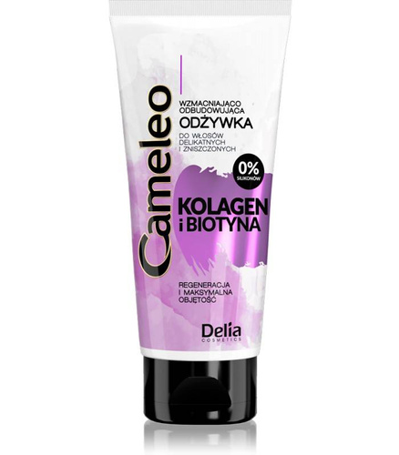 Delia Cosmetics Cameleo Kolagen i Biotyna Odżywka wzmacniająco-odbudowująca  200ml
