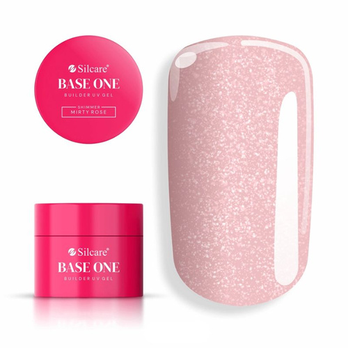 Silcare Żel UV Base One Shimmer Misty Rose 50 g