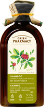 Szampon do wrażliwej skóry głowy z żeń-szeniem i olejem miętowym 350 ml - GREEN PHARMACY
