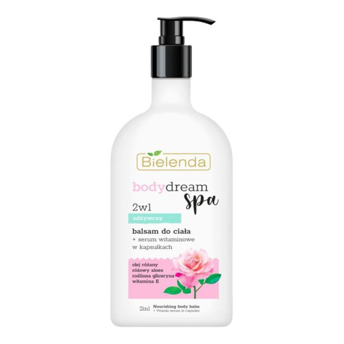Bielenda 2w1 Odżywczy balsam do ciała + Serum witaminowe w kapsułkach 350ml