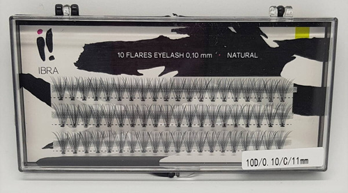 IBRA Kępki rzęs NATURALS 0.10-C-11 mm  1op.
