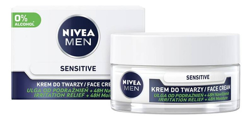 Nivea MEN Krem Sensitive 50ml Łagodzący Nawilżający