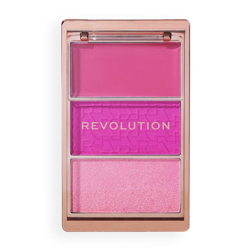 REVOLUTION Blush Icon Palette Hot Pink Flag