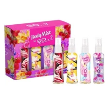SO…? Zestaw prezentowy - Perfumowane Mgiełki do ciała 4 x 50 ml