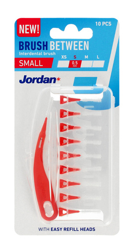 JORDAN Czyściki do przestrzeni międzyzębowych - S (small) 0.5mm -10szt