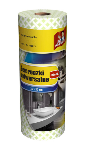 Sarantis Jan Niezbędny Ściereczki na rolce kolorowe  50szt