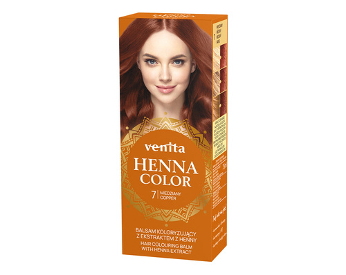 VENITA Henna Color Balsam koloryzujący z ekstraktem z Henny - 7 Miedziany
