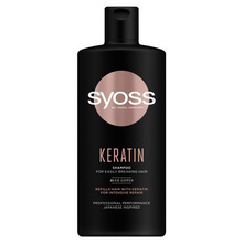 Schwarzkopf  Syoss Keratin Szampon wygładzający do włosów łamliwych 440ml