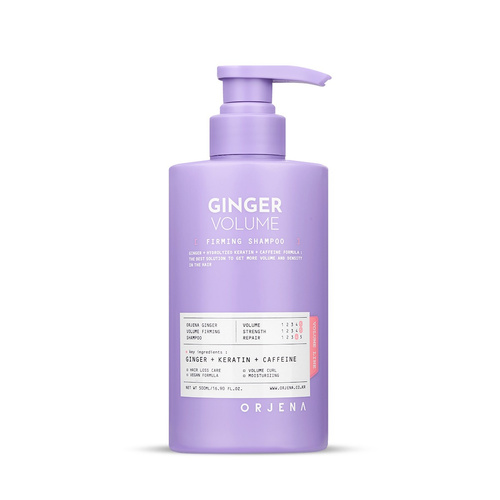 ORJENA Szampon do włosów zwiększający objętość Ginger Volume 500 ml